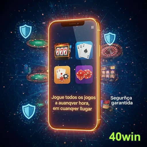 Usuário acessando jogos de cassino móvel com plataforma segura