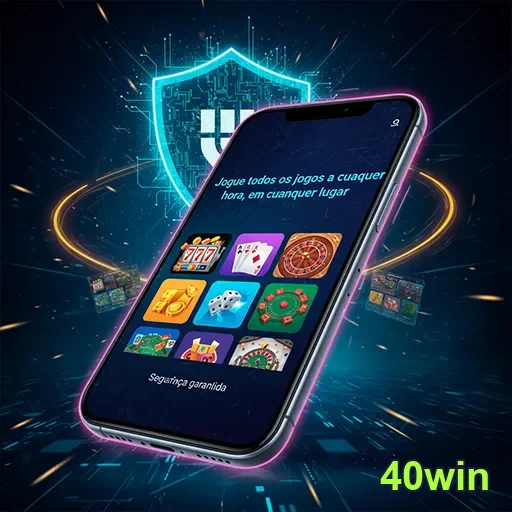 Imagem do aplicativo 40win no site 40win mostrando funcionalidades e interface amigável.
